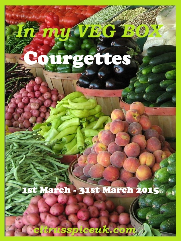 In my veg box courgettes event logo
